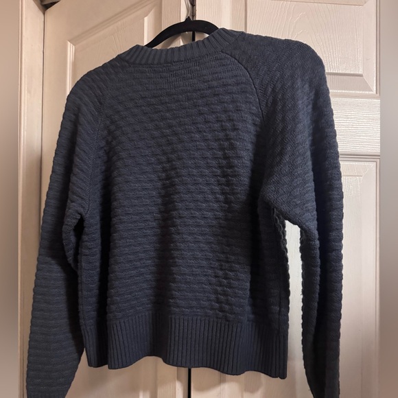 Blue Women's Texture Play Crew  Sweater Lulu lemon size XS/S - Picture 5 of 5